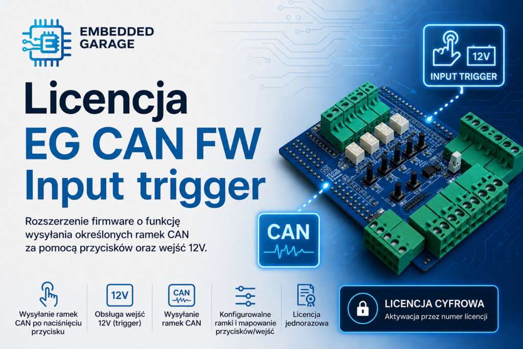 Licencja EG CAN FW - Input Trigger